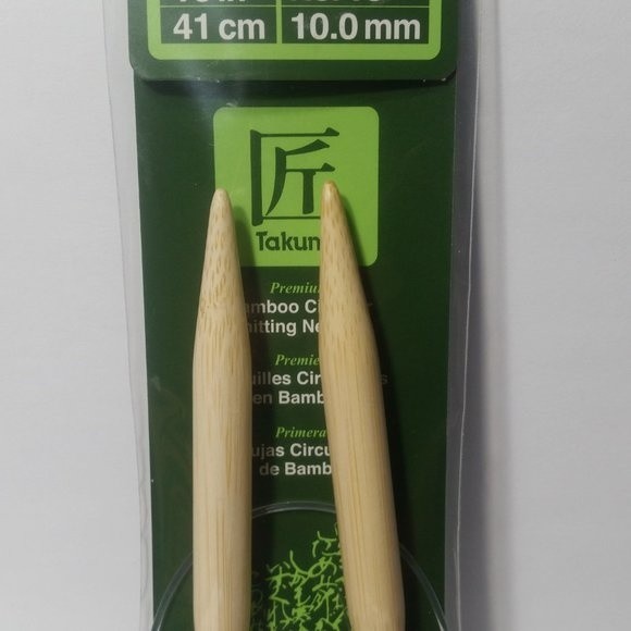 Clover Bamboo Circular Knitting Needles 16" No. 15 - Picture 3 of 8